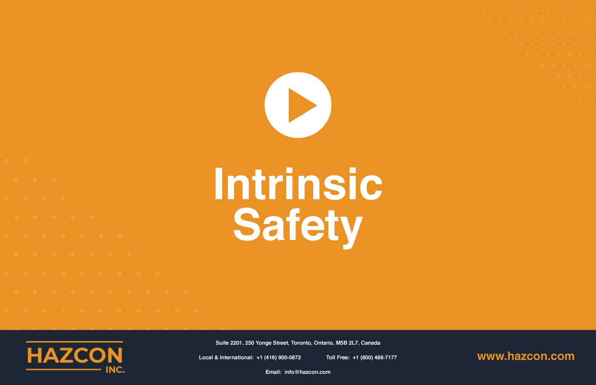 Intrinsic Safety - Hazcon Inc.